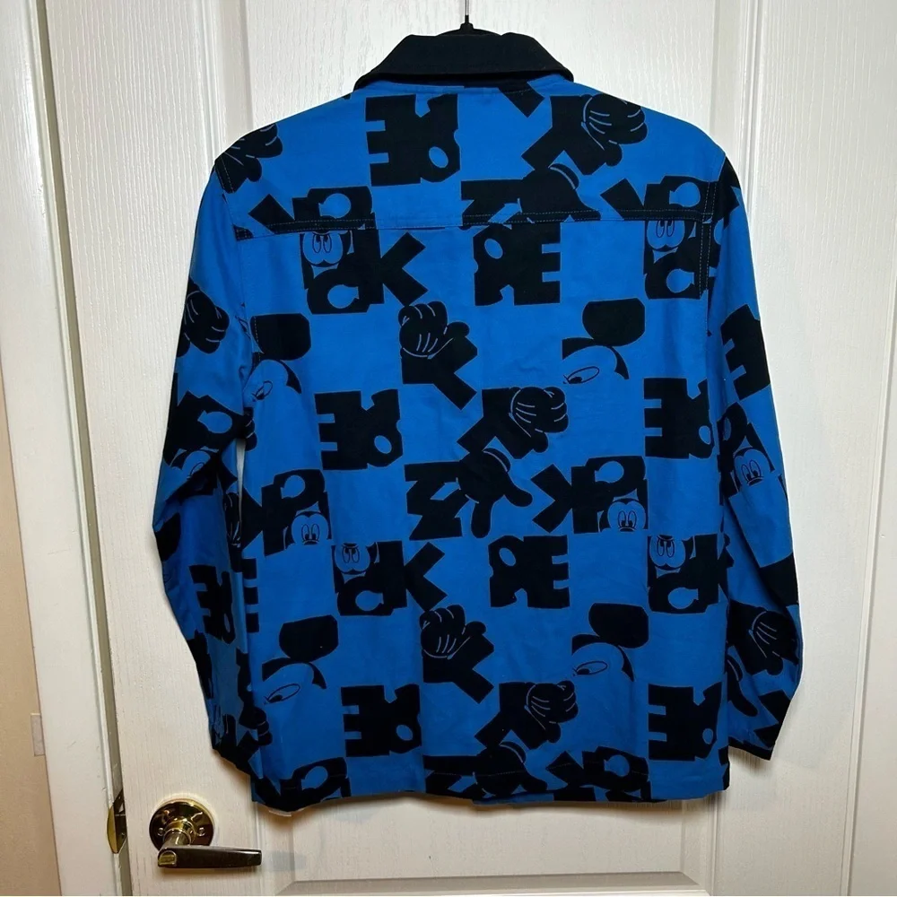 Disney Blue/Black Jacket Size 13 Youth Boy/Girl Full Zip Vacation, Casual NEW